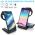 3 in 1 Wireless Charger Station QI 15W Fast Apple Wireless Charging Stand Dock for iPhone 12/11/8 Pro Max AirPods iWatch Samsung