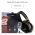 PunnkFunnk Wireless Headphones Bluetooth Earphone 5.0 Foldablel 3D Bass Stereo Noise Reduction Gaming Headset/Mic  For Mobile PC