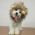 Funny Pet Small Dog Cat Costume Lion Mane Wig Cap Hat for Cat Dog Halloween Christmas Clothes Fancy Dress with Ears Pet Clothes