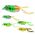 1Pcs 14g 12.5g 8g Top Water Ray Frog Shape Minnow Crank wobbler for Fly Fishing Soft Tube Bait Japan Plastic