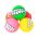 1pc Rubber Dog Toys Squeaky Cleaning Tooth Dog Chew Toy Small Puppy Toys Ball Bite Resistant Pet Supplies Petshop Diameter 7cm