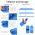 Widesea Camping Sleeping Pad Inflatable Air Mattresses Outdoor Mat Furniture Bed Ultralight Cushion Pillow Hiking Trekking