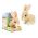 Robot Rabbit Toy Electronic Rabbit Plush Pet Walking Jumping Interactive Animal Toys For Children Birthday Gifts