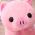 2020 Pink Sitting Pig Big Head Piggy Stuffed Doll Huggable Animal Plush Toy Kids Sleeping Companion Appeasing Plushie 40/50cm