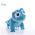 Blue Salamanders Fire Lizard Plush Toy Cute cartoon animals Fire Lizard Soft toy Kawaii Christmas Gifts Toys for Children