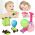 Power Balloon Launch Tower Toy Puzzle Fun Education Inertia Air Power Balloon Car Science Experimen Toy for Children Gift