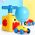 Power Balloon Launch Tower Toy Puzzle Fun Education Inertia Air Power Balloon Car Science Experimen Toy for Children Gift