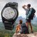 Tactical Wrist Compass Outdoor Camping Tool Survival Adventure Hiking Tourism Equipment Fishing Hunting Accessories Black Band