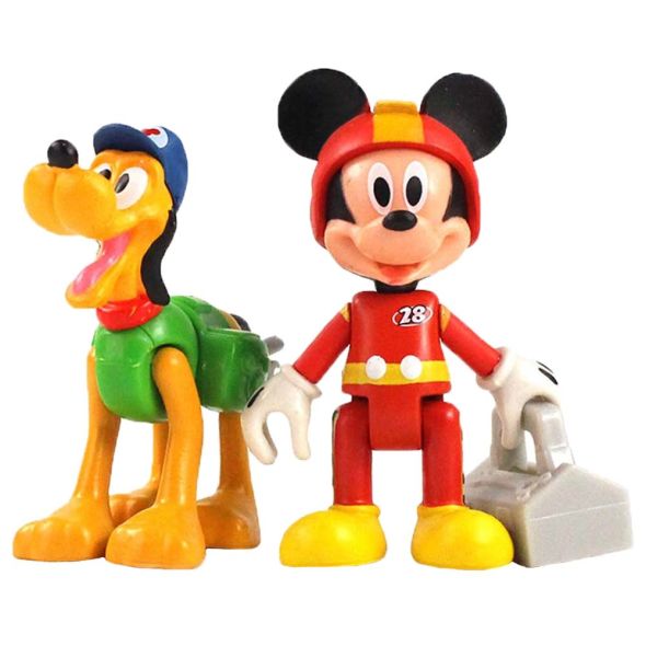 7Pcs/Set Disney Action Figures Toys Mickey Minnie Mouse Donald Daisy Duck Goofy Pluto Model Dolls Kids Gift