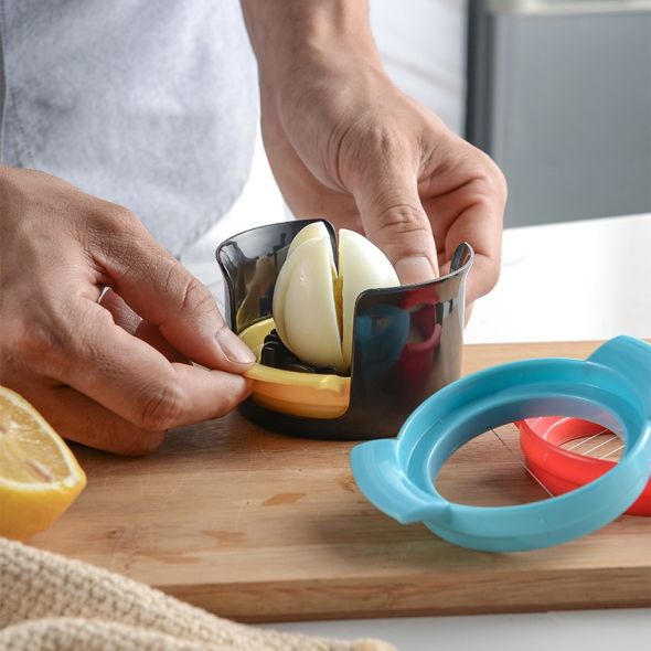 Egg Cutter Multi-Functional Egg Slicer 3in1 kitchen gadgets Household Kitchen Egg Tools Kitchen Accessories