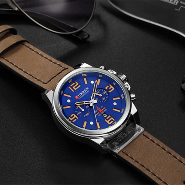 Newest 2018 Men Watches CURREN Top Brand Luxury Quartz Mens Wristwatches Leather Military Date Male Clock Relogio Masculino