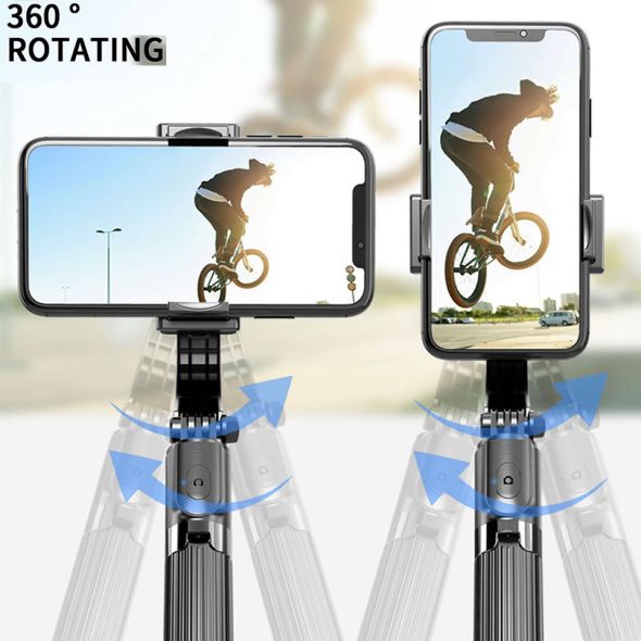 Tongdaytech Bluetooth 5.0 Selfie Stick Tripod Anti-Shake Handheld Gimbal Stabilizer For Iphone Samsung Xiaomi Smartphone Tripode