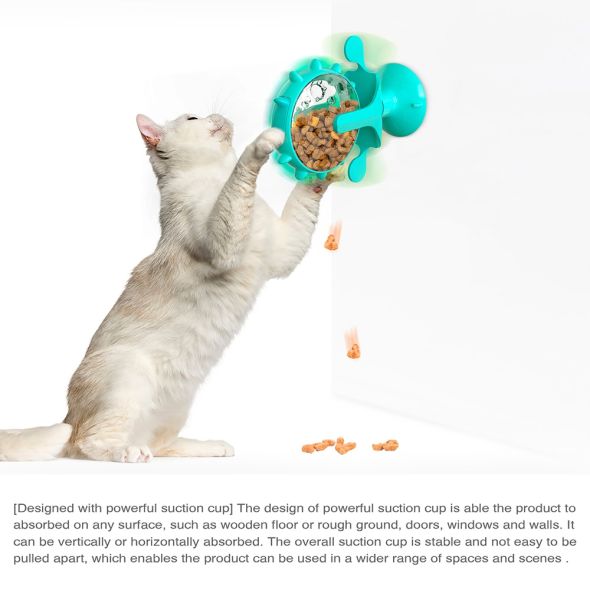 Original Treat Leaking Cat Toy Interactive Rotatable Wheel Toy for Cats Kitten Dogs Pet Products Accessories for Dropshipping