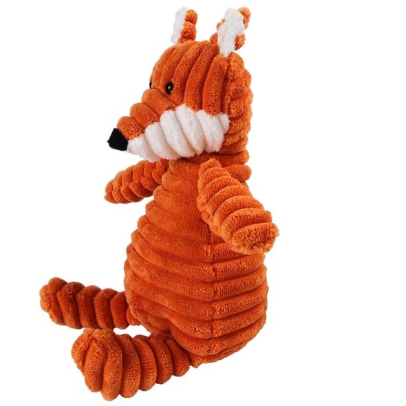 Corduroy Pet Puppy Chew Squeaky Plush Sound Animal Toy Dog Molar Bite Resistant Cleaning Teeth Dog Toy Squeaking Pets Accessorie