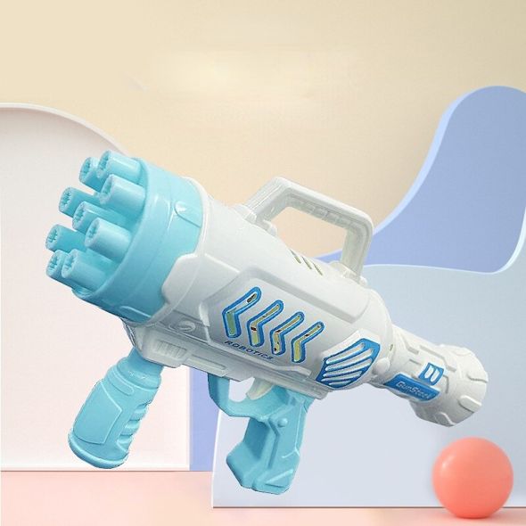 9 Hole Bubble Gun Children Bubbles Machine Outdoor Toys for Kids Automatic Electric Soap maker Pomperos Blower Gifts Party Toy