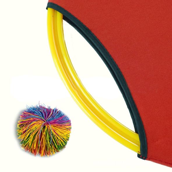 Engaging Outdoor Interactive Game, elastic Disc Paddle Ball Fun for Children, Adults, and Parent-Child Parties