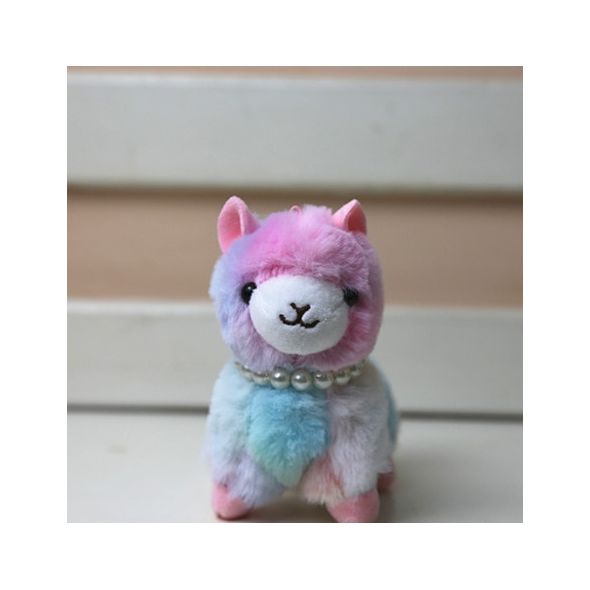 Cute Alpaca Small Pendant Doll Bamboo Charcoal Wool Plush Toy Bag Key Pendant Doll